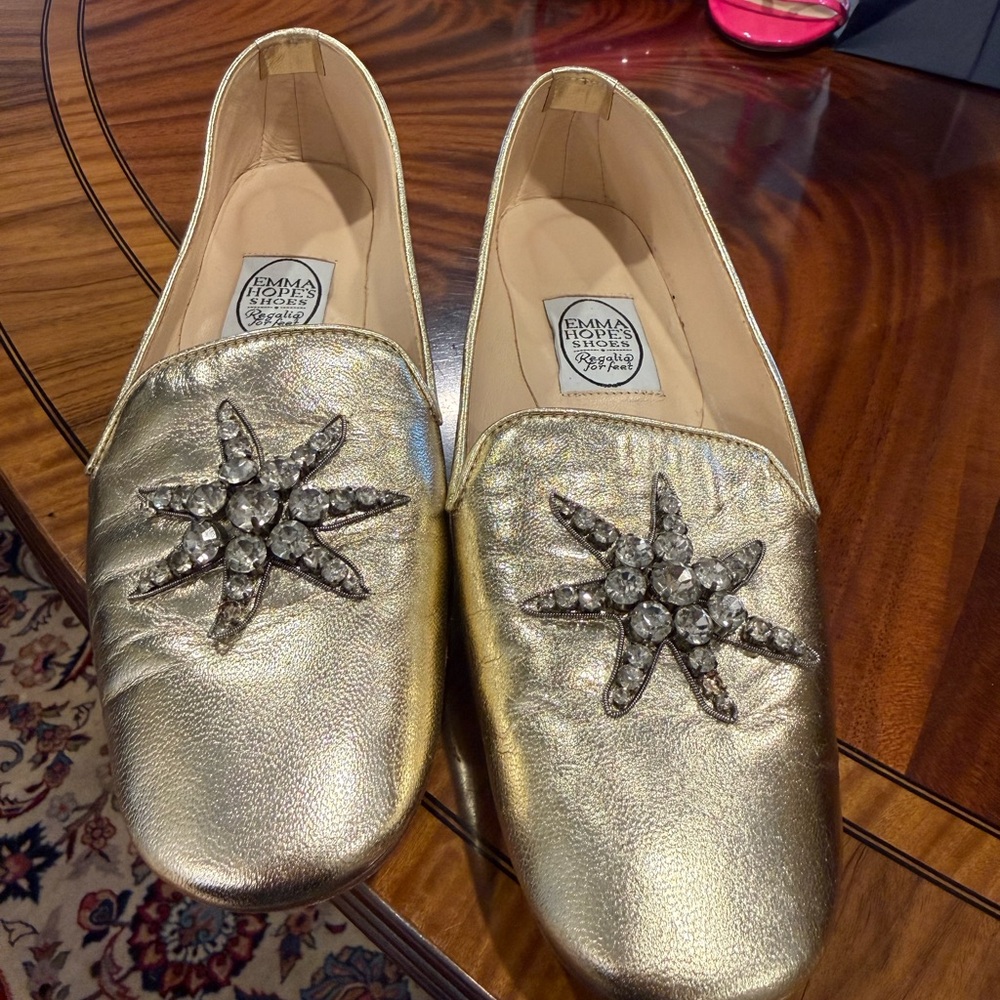 EMMA HOPE - very lucky Stars Embellished Women's Shoes